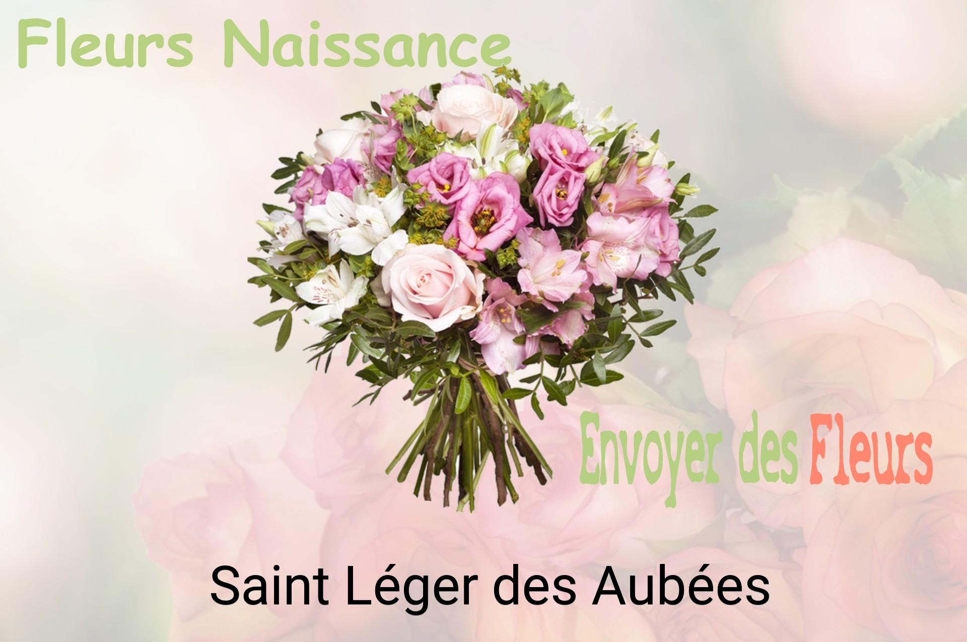 Bouquet de fleurs de naissance livré à Saint-Léger-des-Aubées